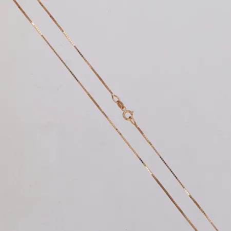 Kedja, Venezia, längd 40cm, bredd 0,6mm, 18K Vikt: 1,8 g