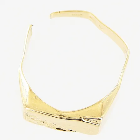 Klackring, defekt skena, 18K Vikt: 2,4 g