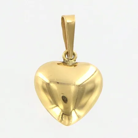 Hänge hjärta 17x10mm, 18K Vikt: 1 g
