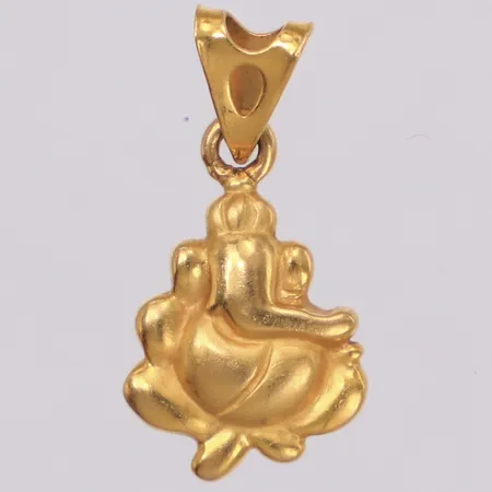 Hänge, längd 23,0mm, bredd 11,7mm, 22K Vikt: 2,2 g