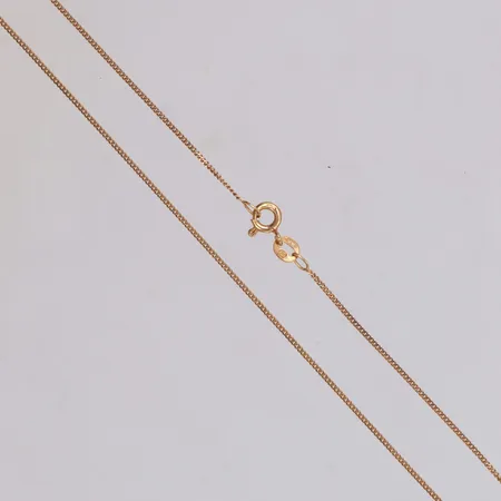 Kedja, Pansar, längd 42cm, bredd 0,9mm, 18K Vikt: 1,6 g