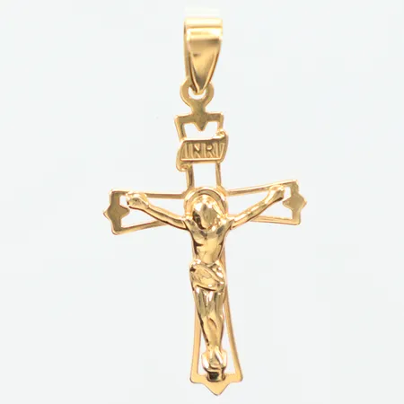 Kors 2 x 4cm, ostämplad, 18k Vikt: 1,5 g