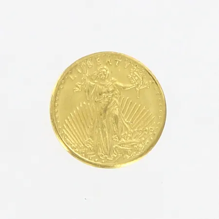 Mynt 20 dollar Liberty, Ø9mm,  21K Vikt: 0,3 g