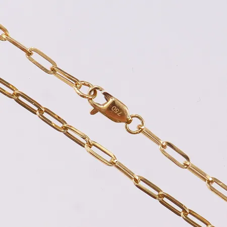 Armband 19,5cm, bredd 2,2mm, 18K Vikt: 1,2 g