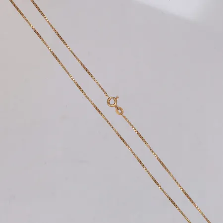 Kedja, venezia, längd 42cm, bredd 1,1mm, 18K Vikt: 4,4 g