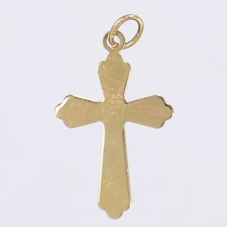 Hänge kors 27x16mm repig 18K  Vikt: 0,5 g