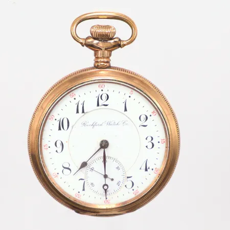 Fickur Rockford Watch Co metall Ø50mm, fungerar