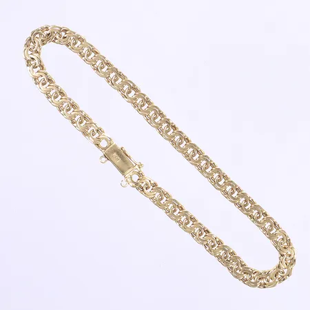 Armband Bismarck 19cm bredd 5mm saknar säkerhetskedja 18K  Vikt: 8,9 g