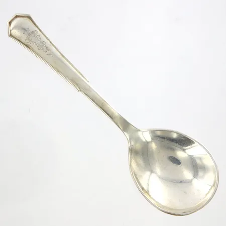 Sked Hans Hansen, ca 14cm, Danmark, 925/1000 Silver Vikt: 28,2 g