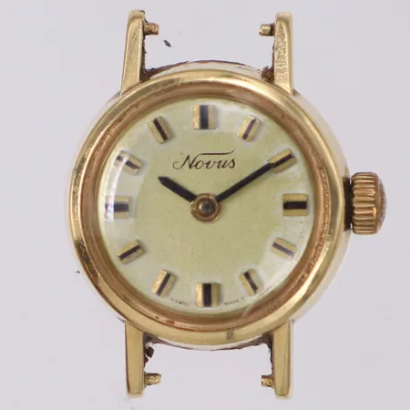 Damur, Novus, defekt, saknar band och boettlock,14K. Bruttovikt 6,0g Vikt: 6 g