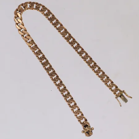Armband, Pansar, längd 18cm, bredd 5mm, importstämplat,  18K Vikt: 18,4 g