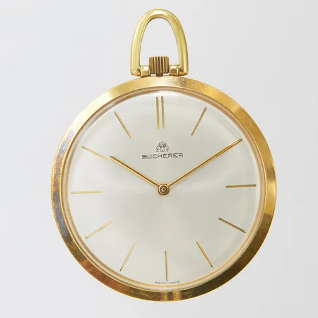 Fickur Bucherer, manuell, 43mm, guld på stål.