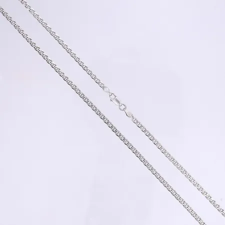 Halskedja ankarliknande modell 60cm bredd 3mm silver 925/1000 Vikt: 9,9 g
