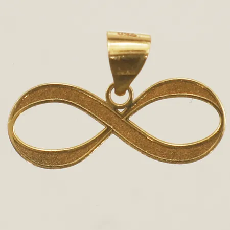 Hänge evighetstecken 20x12mm 18K Vikt: 0,5 g