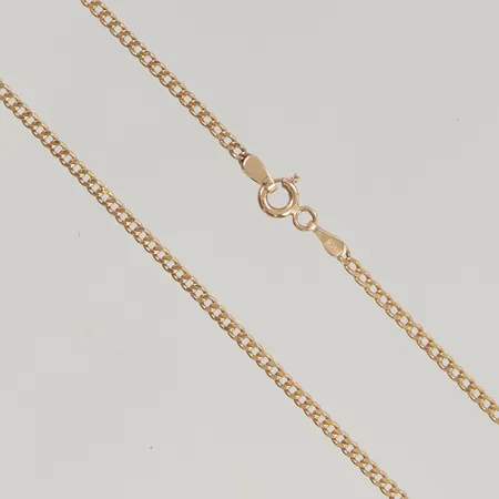 Kedja Pansar 47,5cm, bredd:2mm 18K 3,2g.