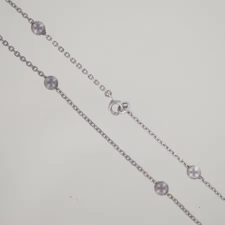 Halskedja längd 74 cm bredd 2-5mm ,silver 925/1000 Vikt: 12,3 g