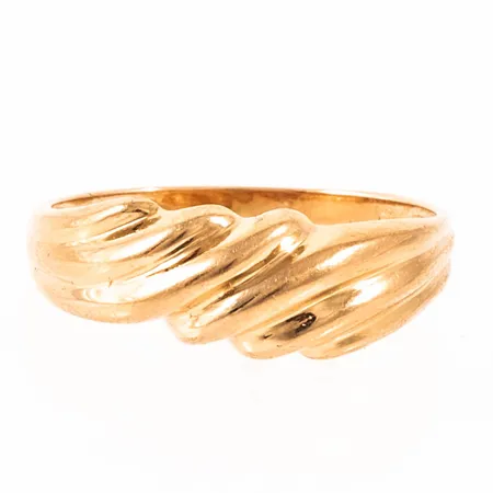 Ring stl:17¼ bredd 1,6-6,7mm, 18K 2,6g.