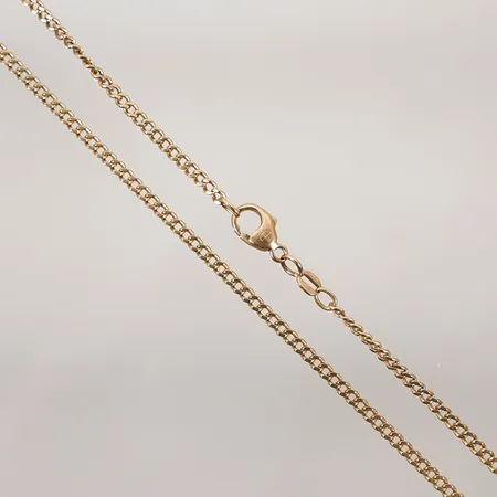 Kedja pansar längd 58cm bredd 2,5mm 18k Vikt: 11,4 g