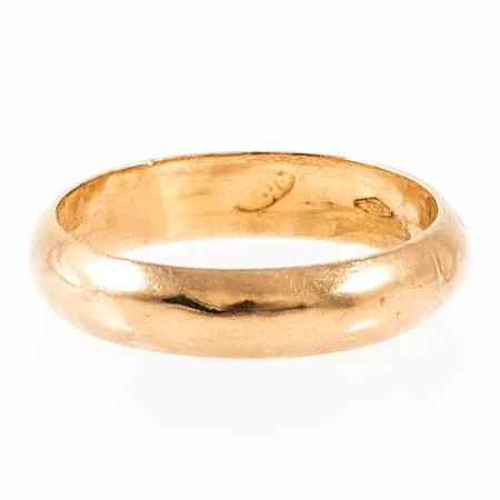 Ring ihålig med bucklor 18K 1,7g. 