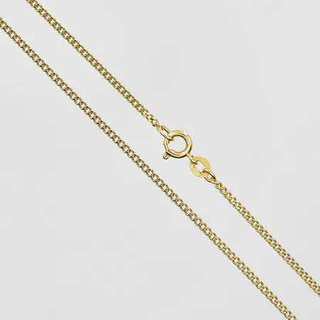Kedja Pansar längd 45 cm bredd 2 mm, 18K. Vikt: 5,2 g