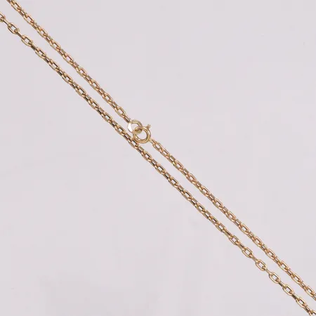 Kedja Ankarlänk längd 42cm bredd 2,5mm 18K Vikt: 10 g