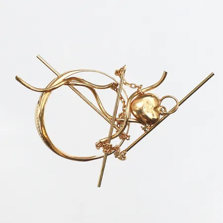 Diverse guld, defekter/gravyrer, 18K Vikt: 2,6 g