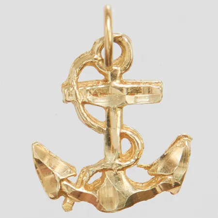 Hänge ankare längd inkl ögla 2cm, bredd 14mm, 14K Vikt: 1 g