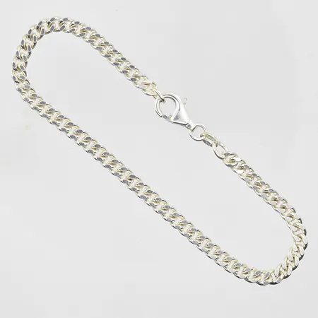 Armband Pansar längd 20 cm bredd 4 mm, silver 925/1000. Vikt: 9,4 g