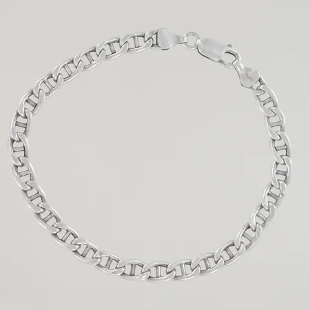 Armband längd 21 cm bredd 6 mm, silver 925/1000 Vikt: 6,5 g