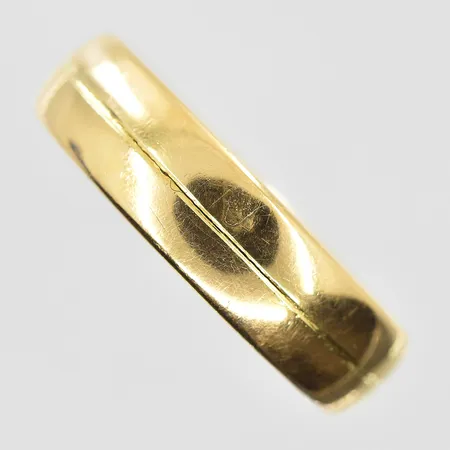 Ring GHA stl:21 bredd 6 mm, 18K. Vikt: 4,3 g