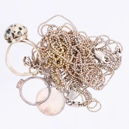 Diverse smyckessilver 830/1000 Vikt: 20,3 g