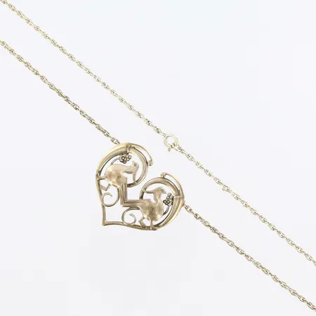 Collier längd 44,5cm, bredd 2-32mm, silver 925/1000 Vikt: 11,2 g
