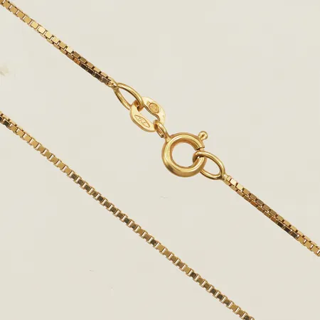 Kedja Venezia längd 42cm bredd 1mm 18K Vikt: 3,5 g