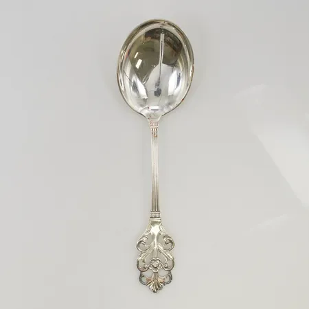 Serveringssked Viking Rose, 20cm, 830/1000 silver,  Vikt: 45,2 g