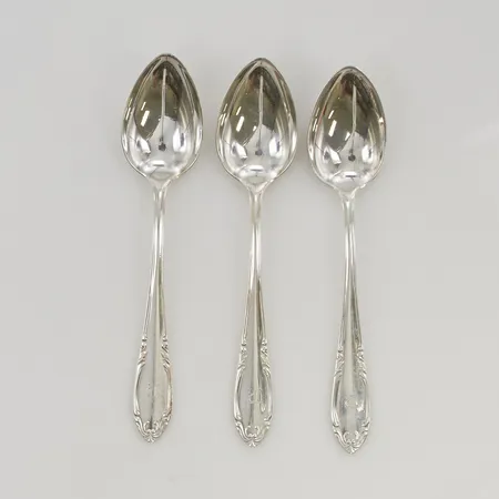 3 Kaffeskedar 11,1cm, 830/1000 silver,  Vikt: 36,6 g