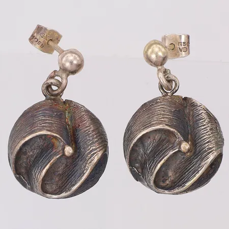 Örhängen 25mm Ø17,7mm, silver 830/1000 Vikt: 8,6 g