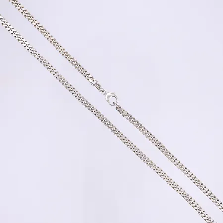 Halskedja Pansar 50cm bredd 4mm bruksslitage silver 925/1000 Vikt: 22,4 g