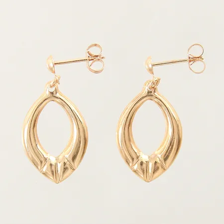 Örhängen 24x12mm 18K Vikt: 1,2 g