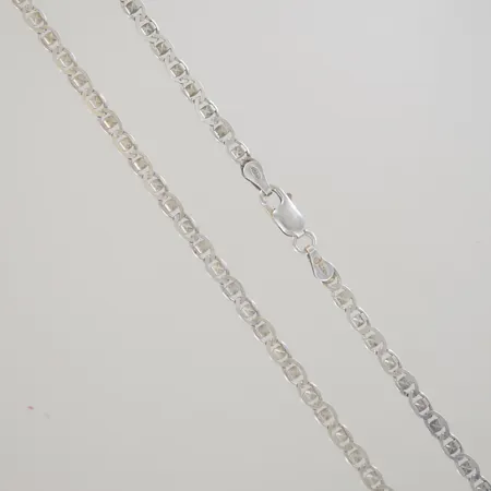 Halskedja längd 50 cm bredd 3mm,silver 925/1000   Vikt: 5,5 g