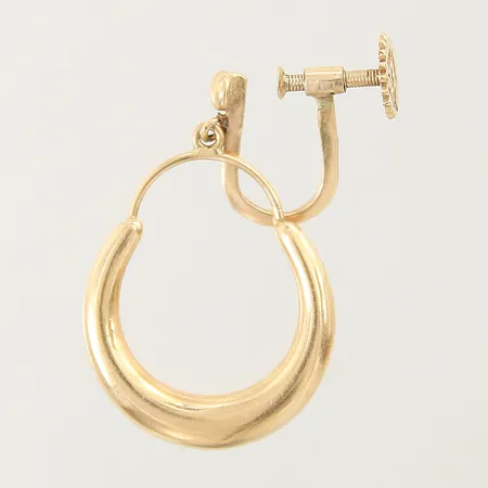 Udda örhänge 25x16mm skruvlås 18K Vikt: 1,5 g