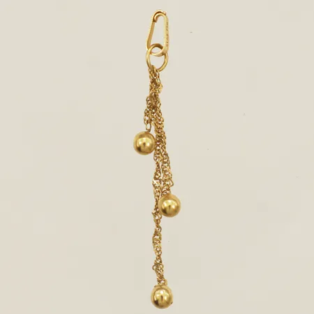 Hänge längd 4,0mm bredd 0,9-3,1mm 18K Vikt: 0,4 g