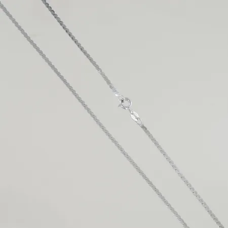 Halskedja längd 76 cm bredd 2 mm, silver 925/1000 Vikt: 9,4 g