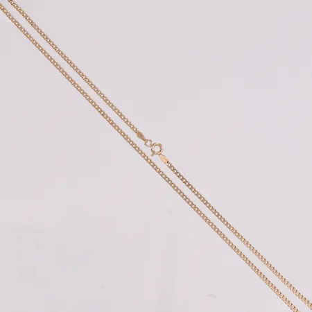Kedja Pansar längd 45,5cm bredd 2,1mm 18K Vikt: 3,3 g