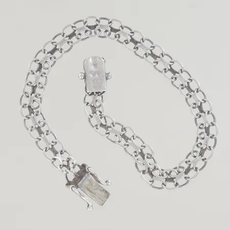 Armband längd 19 cm bredd 6 mm, silver 830/1000 Vikt: 5,3 g