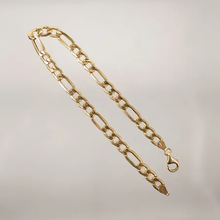 Armband Figaro längd 21cm bredd 5,6mm 18k Vikt: 5,5 g