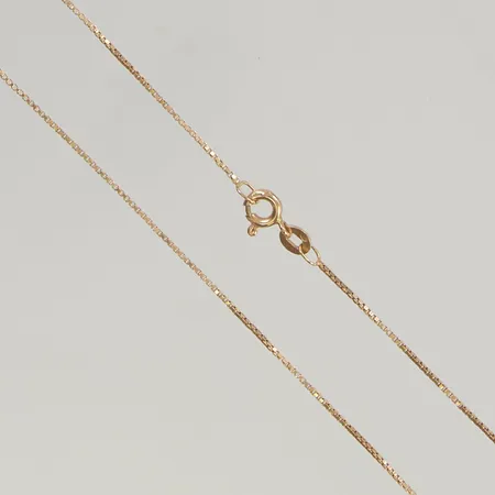 Kedja Venezia 43cm bredd:0,8mm, 18K 2,6g.