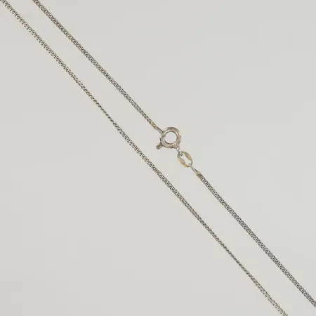 Halskedja pansar längd 39 cm bredd 1,2 mm, silver 925/1000 Vikt: 2,3 g