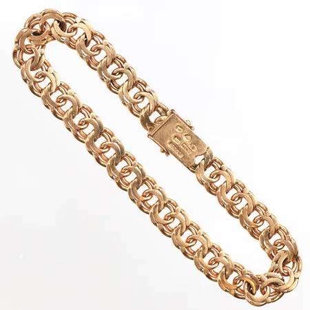 Armband Bismarck, 21cm, bredd: 8,5mm, 18K Vikt: 29,9 g