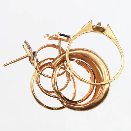 Diverse guld, defekter, 18K Vikt: 3,8 g