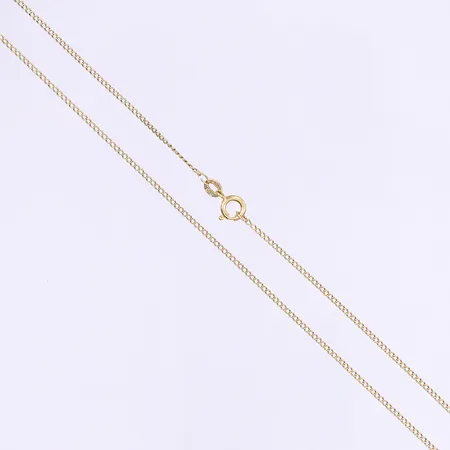 Halskedja pansar 54cm bredd 1mm smärre bruksslitage 18K Vikt: 3,1 g
